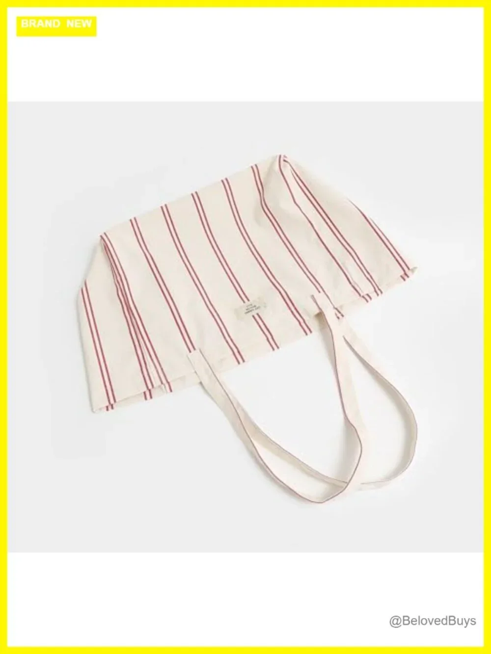 Large Canvas Tote Bag with Zipper Pocket for Travel